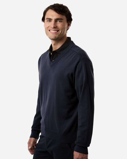 Devon & Jones Men's New Classics V-Neck Sweater DG445 #colormdl_Navy