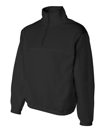 Sierra Pacific Unisex Fleece Quarter-Zip Pullover 3051 #color_Black