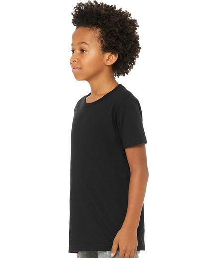 BELLA + CANVAS Youth Jersey Tee 3001Y #colormdl_Black