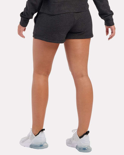 Boxercraft Women's Ribbed Knit Shorts BW6506 #colormdl_Black