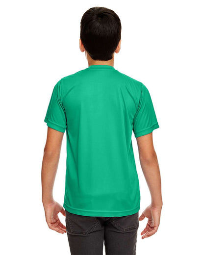 UltraClub Youth Cool & Dry Sport Performance Interlock T-shirt 8420Y #colormdl_Kelly