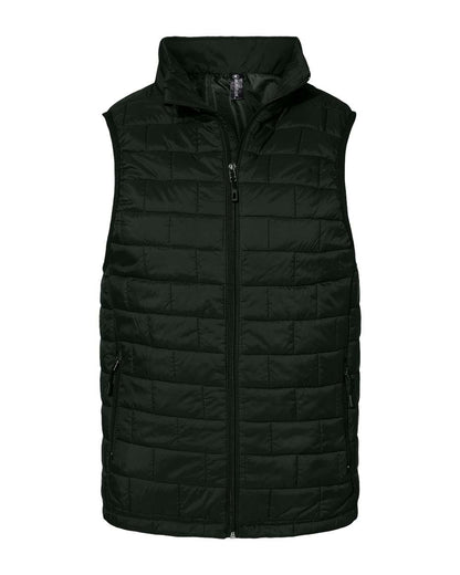 Burnside Elemental Puffer Vest 8703 #color_Black