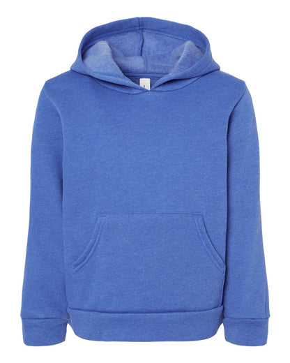 BELLA + CANVAS Toddler Sponge Fleece Pullover Hoodie 3719T #color_Heather True Royal