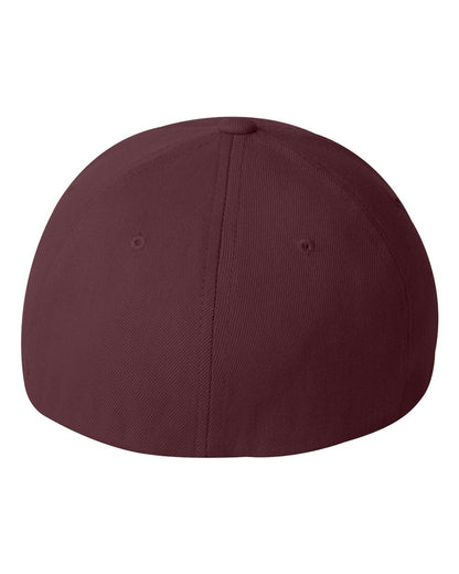 Flexfit Wool-Blend Cap 6477 #color_Maroon