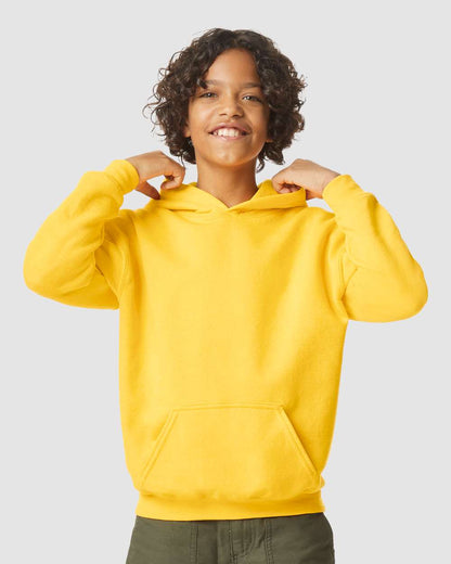 Gildan Softstyle® Youth Midweight Hooded Sweatshirt SF500B #colormdl_Daisy