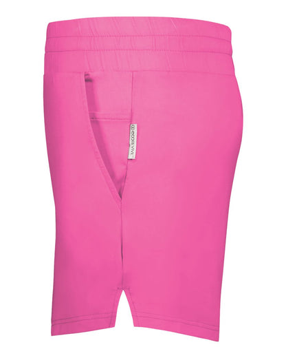 Holloway Women's Eco Revive™ Ventura Soft Knit Shorts 223704 #color_Orchid