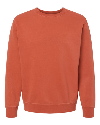 Independent Trading Co. Midweight Pigment-Dyed Crewneck Sweatshirt PRM3500 #color_Pigment Amber