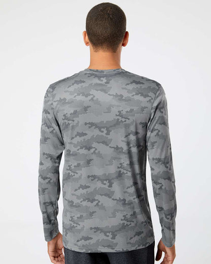 Paragon Unisex Pompano Performance Camo Long Sleeve T-Shirt 217 #colormdl_Medium Grey