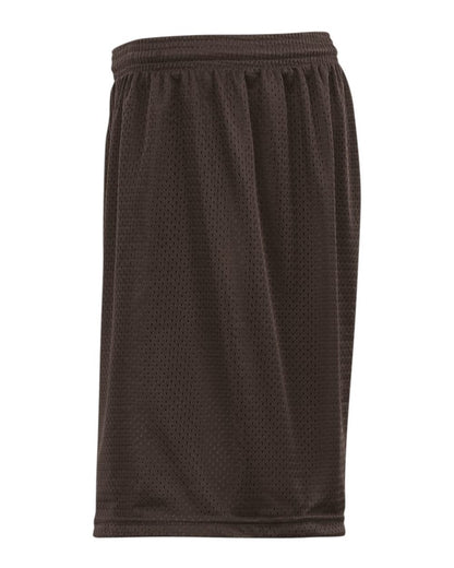 Badger Youth Pro Mesh 6" Shorts 2207 #color_Brown