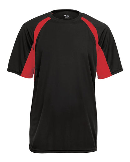 Badger B-Core Hook T-Shirt 4144 #color_Black/ Red