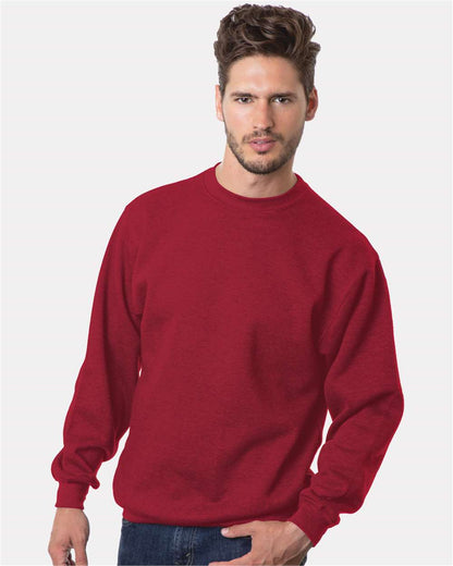 Bayside USA-Made Crewneck Sweatshirt 1102 #colormdl_Cardinal