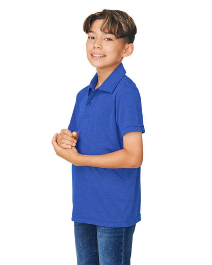 Team 365 Youth Zone Sonic Heather Performance Polo TT51HY #colormdl_Sport Royal Heather