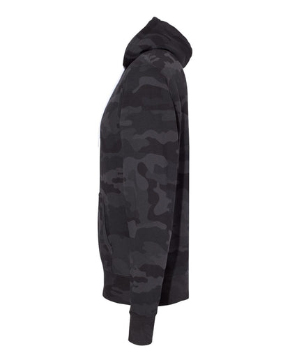 Independent Trading Co. Unisex Lightweight Hooded Sweatshirt AFX90UN #color_Black Camo