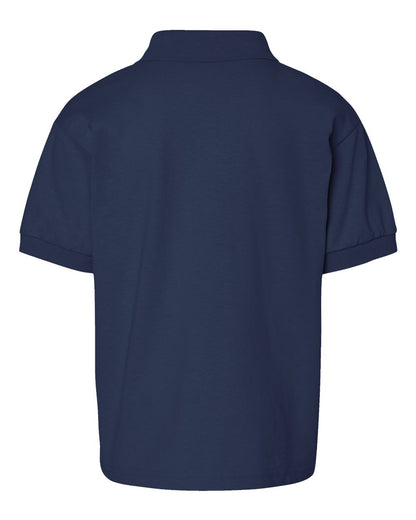 Gildan Youth DryBlend® Jersey Polo 8800B #color_Navy