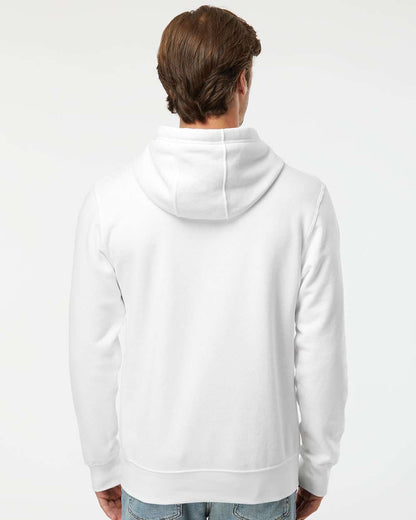 Russell Athletic Unisex Cotton Rich Fleece Hooded Sweatshirt 82ONSM #colormdl_White