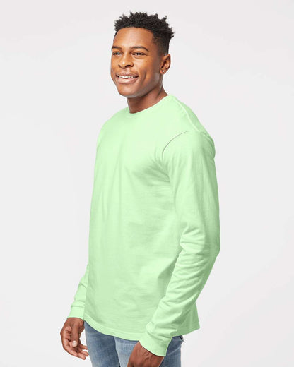 Tultex Heavyweight Jersey Long Sleeve T-Shirt 291 #colormdl_Neo Mint