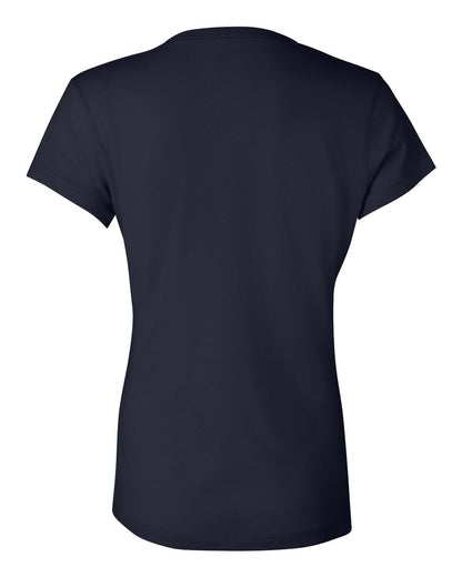 BELLA + CANVAS Women’s Jersey V-Neck Tee 6005 #color_Navy