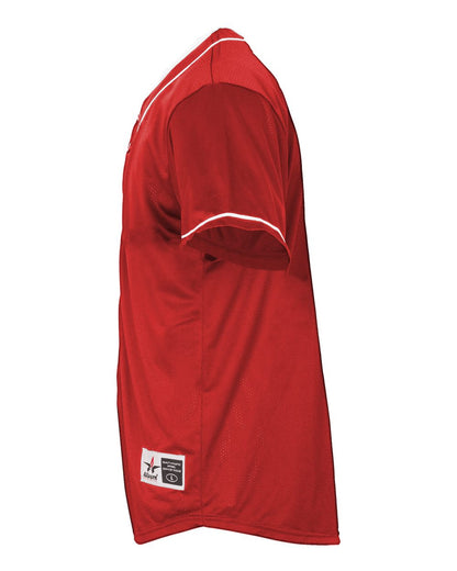 Alleson Athletic Youth Diamond Jersey 52MBBJY #color_Red/ White
