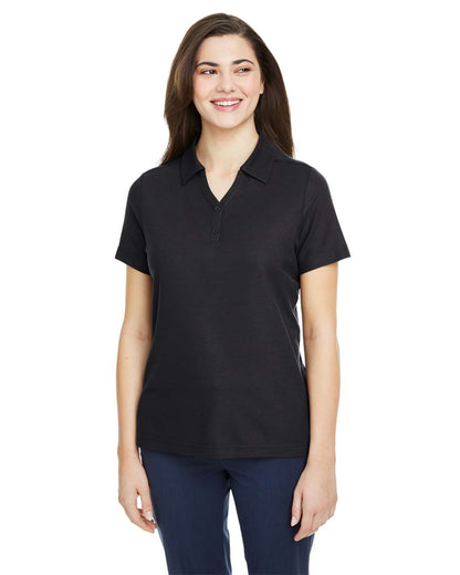 CORE365 Women's Fusion ChromaSoft™ Pique Polo CE112W #colormdl_Black