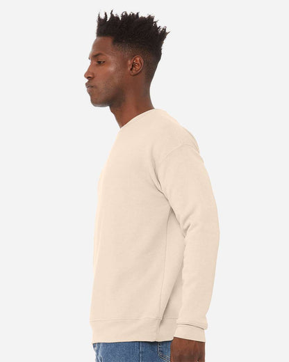 BELLA + CANVAS Unisex Sponge Fleece Drop Shoulder Crewneck Sweatshirt 3945 #colormdl_Heather Dust