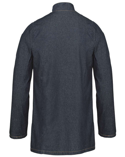 Artisan Collection by Reprime Unisex Denim Chef's Jacket RP660 #color_Denim Blue