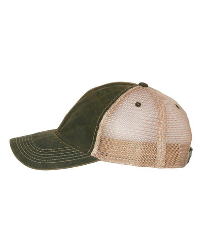 LEGACY Old Favorite Trucker Cap OFA #color_Dark Green/ Khaki