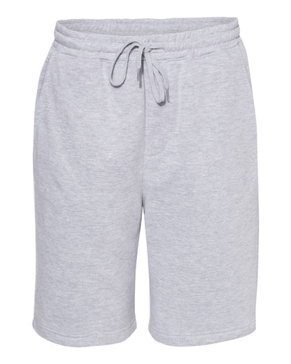 Independent Trading Co. Men's Midweight Fleece Shorts IND20SRT #color_Grey Heather