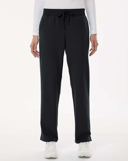 Jaanuu Women's Xenos Essential Knit-Waist Scrub Pants W20001 #colormdl_Black