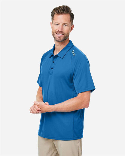 HUK Men's LoPro Solid Performance Polo H12L005 #colormdl_Set Sail