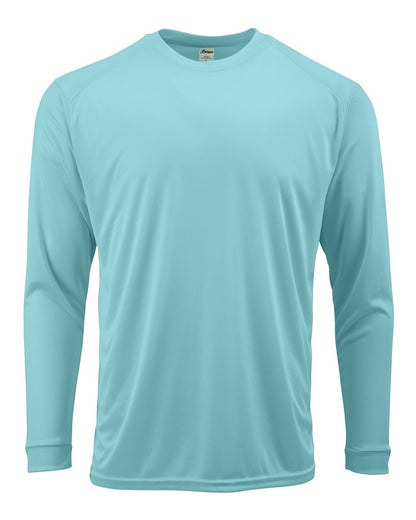 Paragon Youth Long Islander Performance Long Sleeve T-Shirt 218Y #color_Aqua Blue