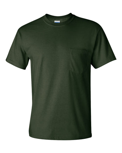 Gildan Unisex Ultra Cotton® Pocket T-Shirt 2300 #color_Forest Green
