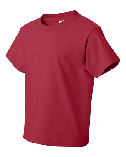 Fruit of the Loom HD Cotton Youth Short Sleeve T-Shirt 3930BR #color_True Red