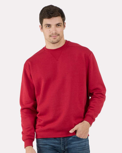 Boxercraft Fleece Crew Pullover BM5101 #colormdl_Brick Red