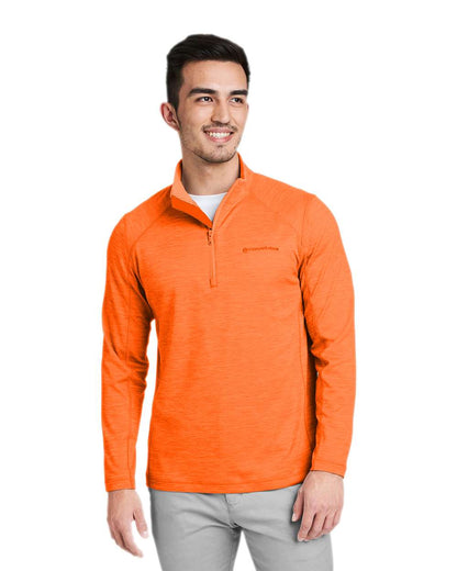 vineyard vines Men's Sankaty Quarter-Zip Pullover K002709 #colormdl_Collegiate Orange