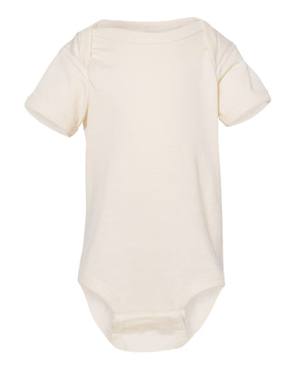 Rabbit Skins Infant Fine Jersey Bodysuit 4424 #color_Natural