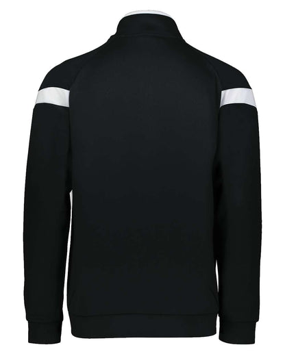 Holloway Youth Limitless Full-Zip Jacket 229679 #color_Black/ White/ Black