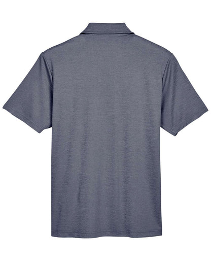 Devon & Jones Men's CrownLux Performance® Address Mélange Polo DG22 #color_Navy Heather