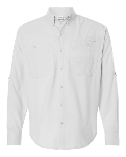 Paragon Men's Kitty Hawk Performance Fishing Shirt 702 #color_Aluminum