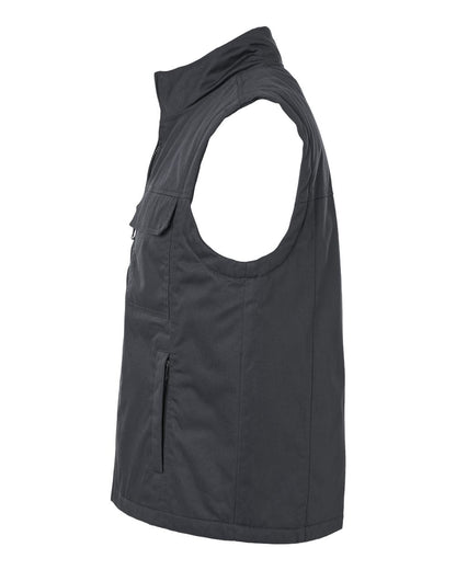 Harriton Unisex ClimaBloc® Station Vest M723 #color_Dark Charcoal
