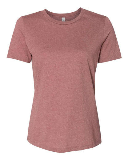 BELLA + CANVAS Women’s Relaxed Fit Heather CVC Tee 6400CVC #color_Heather Mauve