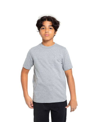 Threadfast Apparel Youth Epic Cotton T-Shirt T1000B #colormdl_Heather Grey