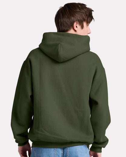 JERZEES Unisex Rugged Hooded Sweatshirt H12MR #colormdl_Military Green