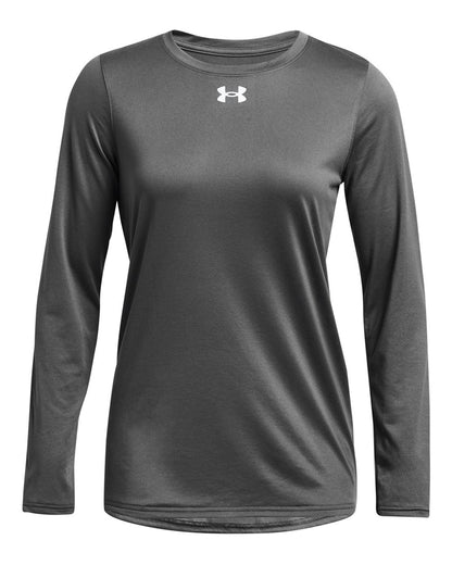 Under Armour Women's Team Tech™ Long Sleeve T-Shirt 1376852 #color_Castlerock/ White