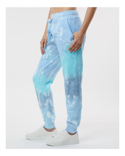 Colortone Tie-Dyed Joggers 8999 #colormdl_Lagoon