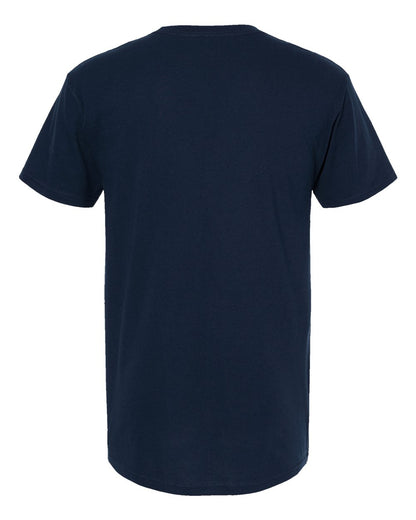 M&O Men's Gold Soft Touch T-Shirt 4800 #color_Deep Navy