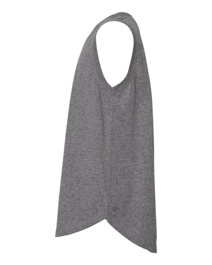 LAT Girls' Relaxed Fine Jersey Tank 2692 #color_Granite Heather