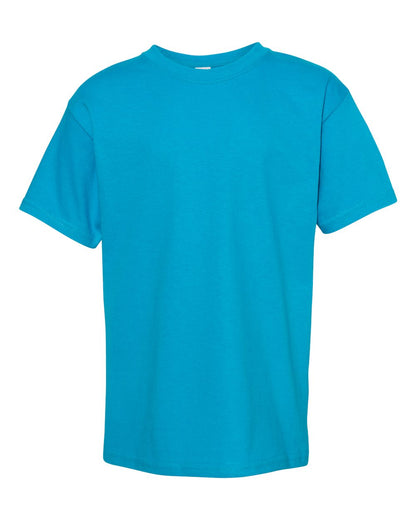 Hanes Essential-T Youth T-Shirt 5480 #color_Teal