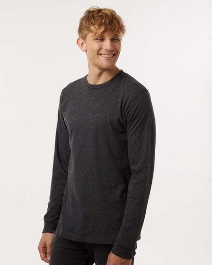 Tultex Unisex Fine Jersey Long Sleeve T-Shirt 202LS #colormdl_Heather Graphite