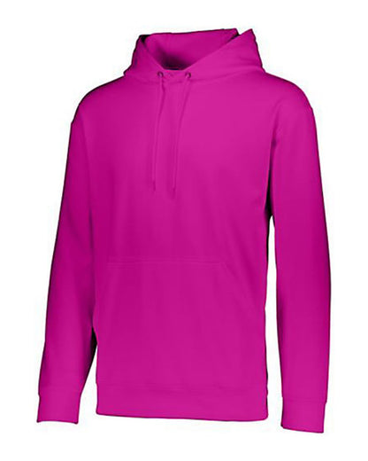 Augusta Sportswear Wicking Fleece Hooded Sweatshirt 5505 #color_Power Pink