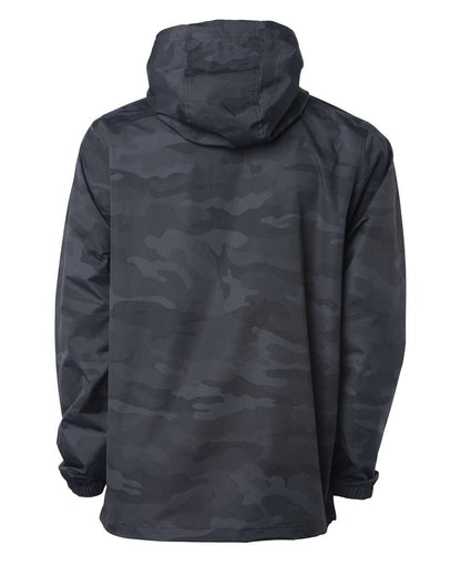 Independent Trading Co. Nylon Anorak EXP94NAW #color_Black Camo